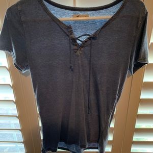 Hollister- Light Wash Blue Shirt!!!